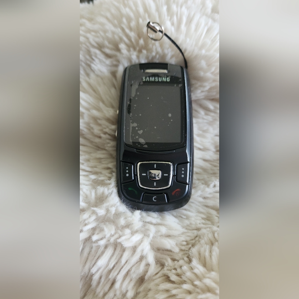 Samsung Black Slide Phone